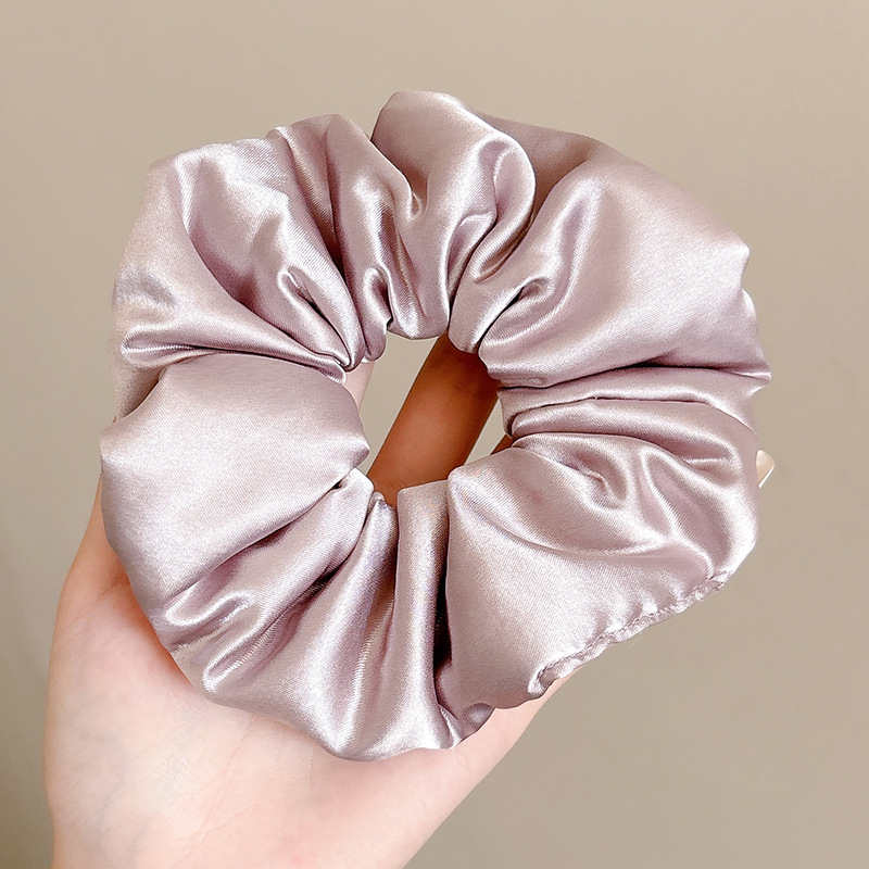 Otoño y invierno anillo de cabello de intestino para niñas de alto nivel de peluche cuerdas de cabello simples y versátiles de alta elasticidad correa de cuerdas de cabello tocado