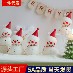 クリスマス雪だるま香薫ろうそく礼箱卸売りクリスマスプレゼントお土産飾りアロマスタイルワックス