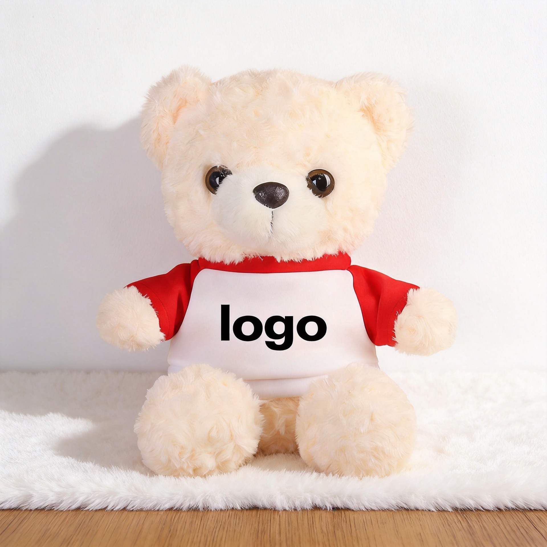 El oso blanco rojo