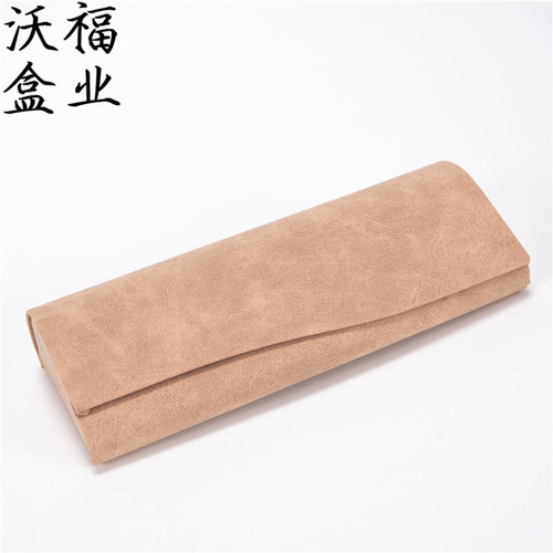 Wholesale handmade box for optical glasses, handmade eye box, fashionable student myopia glasses box with shop name and logo printed on it