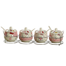 BK9K批发天天特价 厨房用具陶瓷调味罐调料缸调味缸 调料罐 调料