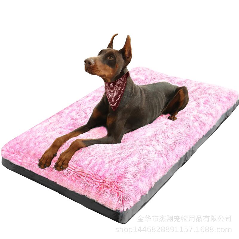 Orthopedic dog bed luxury dog mattress large dog Fluffy comfortable kennel mat washable dog cage mat kennel warm