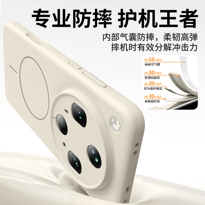 oppofindx8ultra 磁気携帯電話ケースに適した真の液体シリコーン x8s レンズオールインクルーシブ落下防止保護カバー|undefined