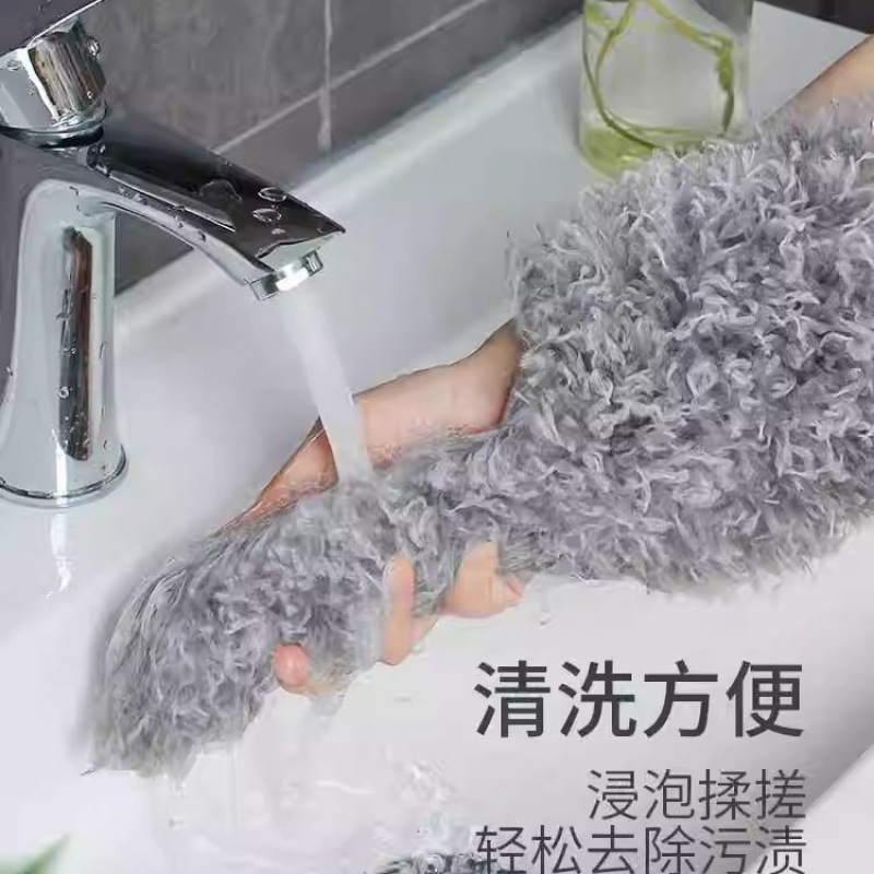 除尘扫灰家用可伸缩杆打扫天花板房顶蜘蛛网清洁灰尘神器