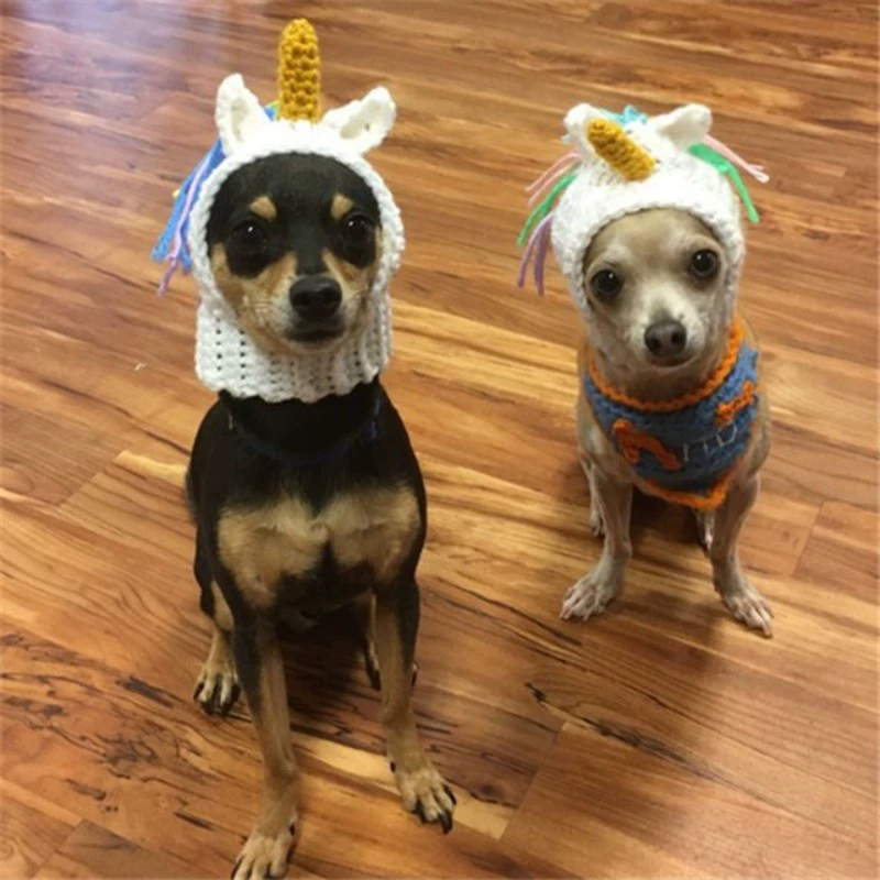 Товары для домашних животных Собака Шляпа на Хэллоуин Вязаная собака ручной работы Шляпа в форме динозавра Шоу Забавная шляпа для домашних животных