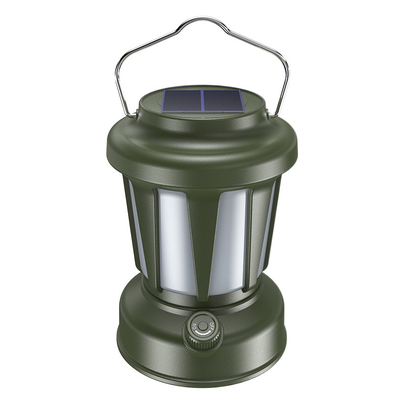 Nuevo transfronterizo linterna solar brillante larga resistencia al aire libre portátil camping electrodeless oscurecimiento colgante lámpara de camping