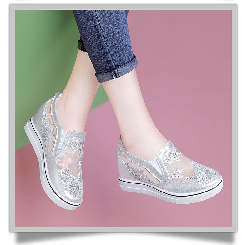 Giày sneaker nữ lưới thoáng khí tăng chiều cao bên trong mùa xuân hè 2024 — JST 9131 trắng [kiểu tăng chiều cao bên trong], ML 6x252 trắng [tăng chiều cao bên trong], ML 6x252 Bạc [tăng chiều cao bên trong], JST 11068 trắng [kiểu tăng chiều cao bên trong] chi tiết 11