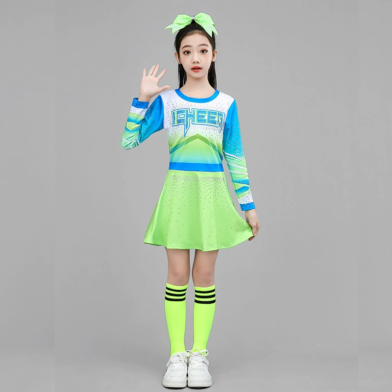 Костюмы чирлидинга для девочек, костюмы для соревнований по чирлидингу, спортивные игры, костюмы для аэробики, танцы