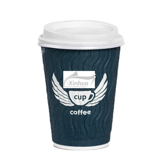 3D printed Embossed Paper Cup 一次性压纹咖啡纸杯