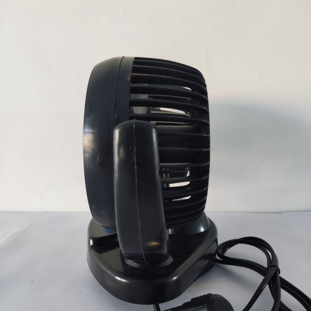 Car-mounted cooling fan for vans and trucks, 12/24v4/ 5inch small fan 4inch oscillating car fan
