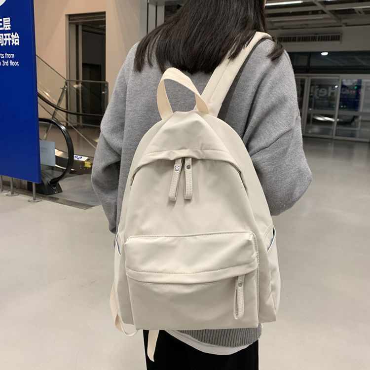 ins超人気楊紫同型バックパック、ヴィンテージ風、シンプルで多用途、韓国風森系学生スクールバッグ、レディーストラベルバッグ|undefined