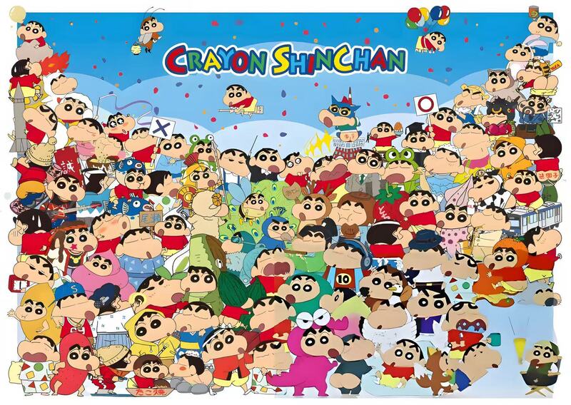 ナイトマーケット 1000 ピースパズル接着剤スクレーパー付き子供用箱入りアニメーション紙パズルネザパズル露店供給|undefined