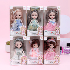 サベディは人形13関節16センチbjd女の子の誕生日プレゼント王女子供玩具卸売りを着替えた