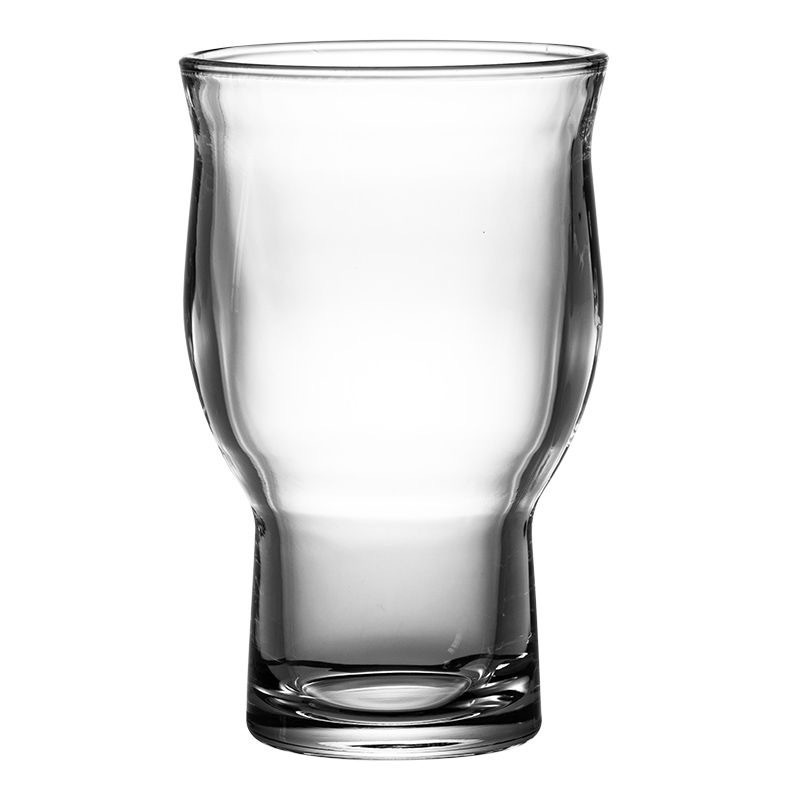 Taza de café americana de hielo de gran capacidad de soda burbuja taza de agua de nicho retrógrado amplio taza de vidrio de boca fría taza de fruta