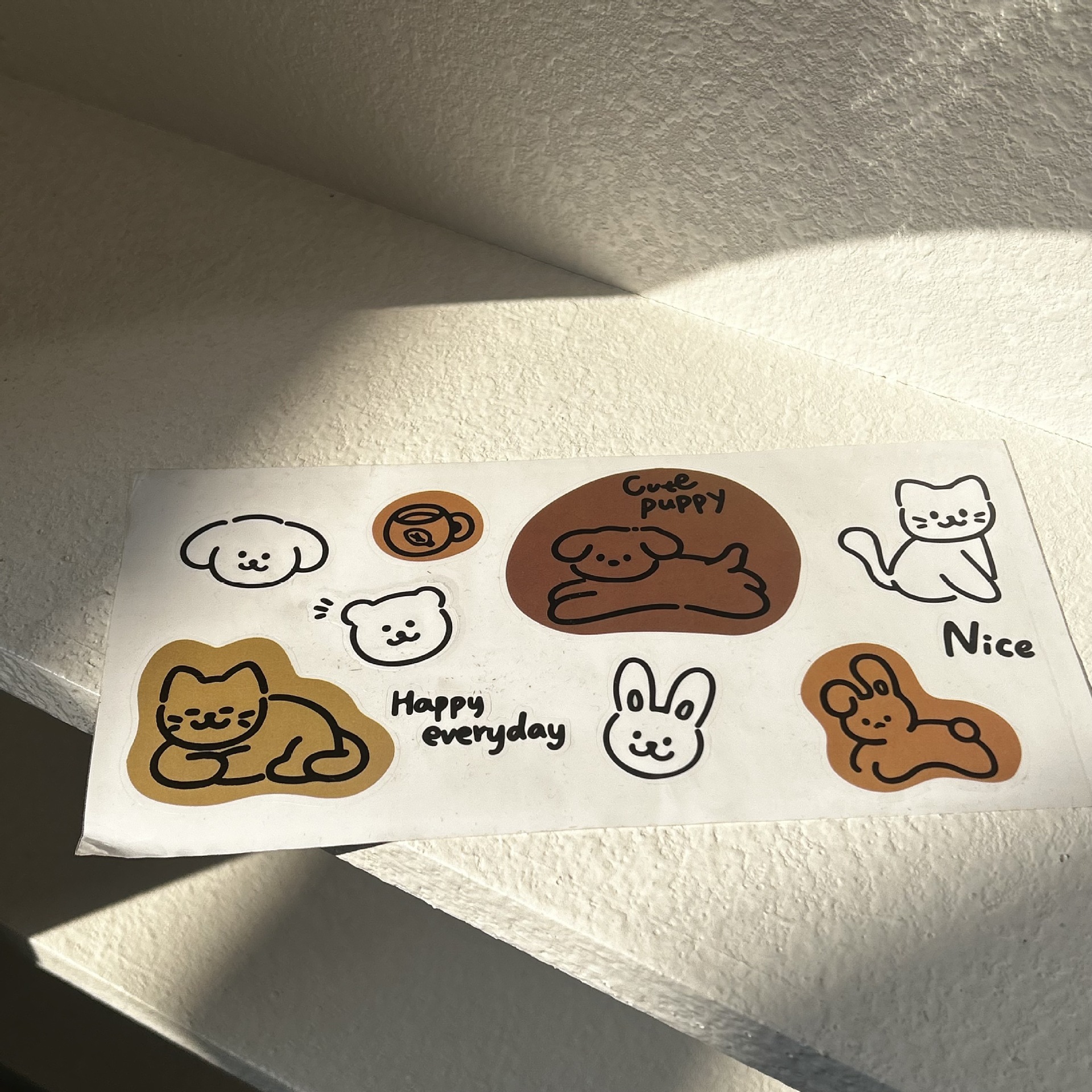 Cartoon children's sticker