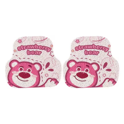 Universal Foot Pad | anti-dirty rub mat wear-resistant easy - waving-pink-bear-back-2