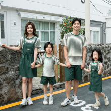 2025亲子装夏装母女两件套裙母子洋气夏季一家四口夏季时尚家庭装