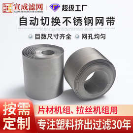 自动换网带式滤网 不停机换网过滤网用 反差荷兰编织不锈钢网带