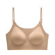 Summer Big Backless Seamless Liquid Foundation White T Impermeable Invisible Underwear Women's No Steel Ring Beautiful Back Small Chest Push-up Bra