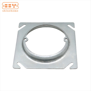 Galvanized Steel Plate High Quality American Standard 4inch Square 1 Set Device Gypsum Ring 1/ 2inch Raised Cover Plate