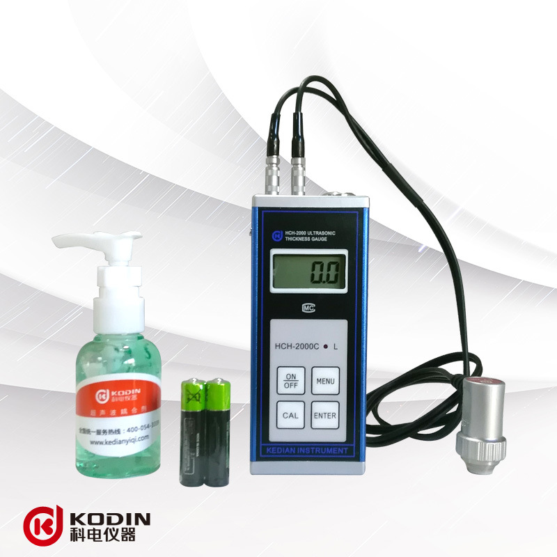 科电HCH-2000C钢板PE管道螺旋管冷轧手持超声波测厚仪高精度