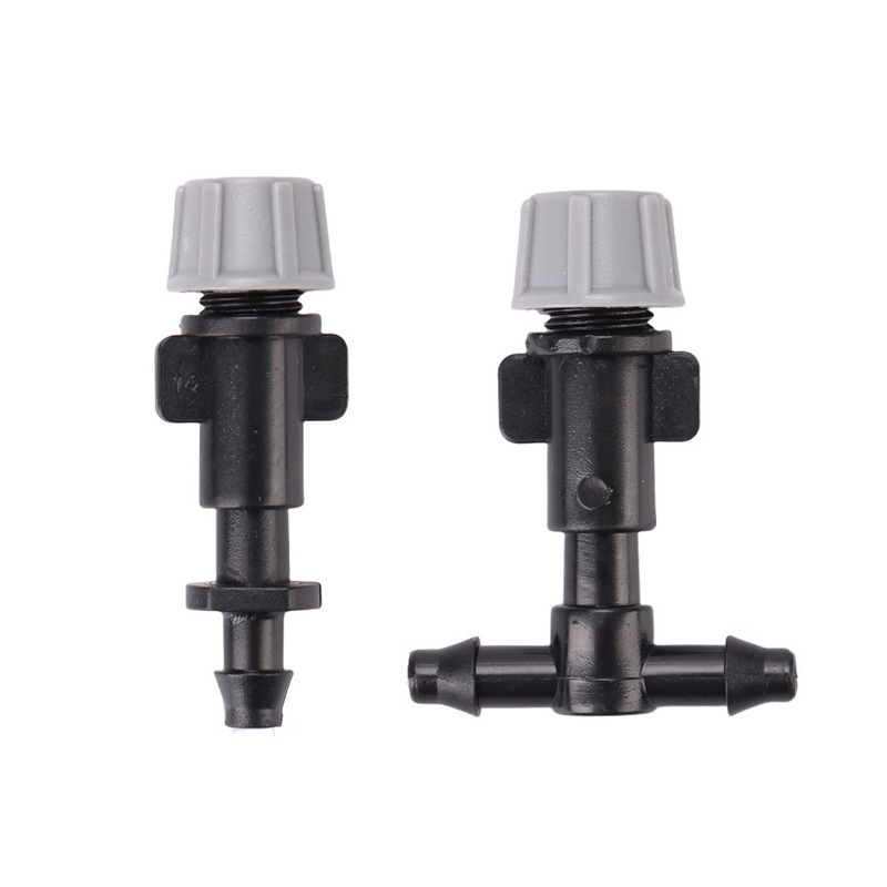 Gray Atomizing Misting Nozzle with Flat Mouth, Three-Way Cooling Spray Head, Greenhouse Atomizing Automatic Flower Watering Device, Irrigation Accessories Gray Atomizing Misting Nozzle with Flat Mouth, Three-Way Cooling Spray Head, Greenhouse Atomizing Automatic Flower Watering Device, Irrigation Accessories