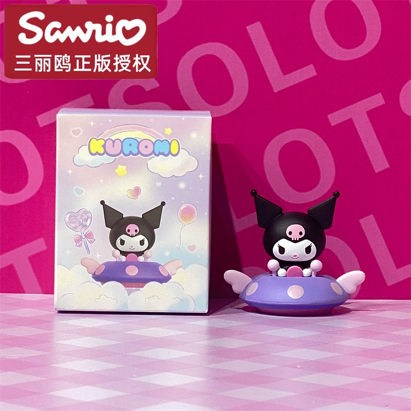 Серия Sanrio Garden, блайнд-бокс, нефритовая собачка, Kulomi Melody, настольные украшения, милая ручная куколка для девочек