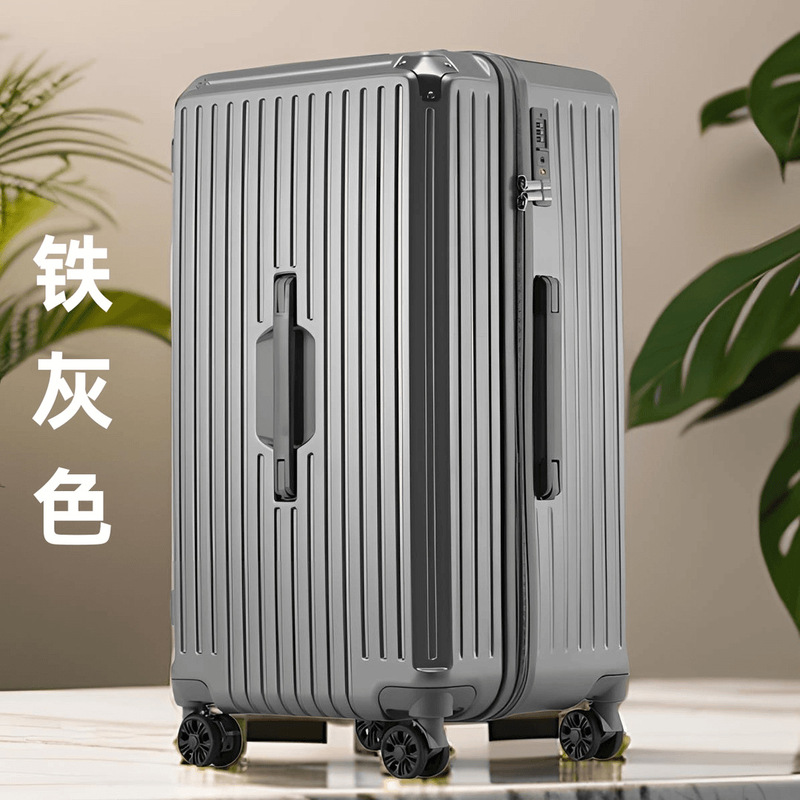 Cross-Border Large-Capacity Sports Luggage Suitcase 26inch with Wheels, Durable and Sturdy for Men and Women, Student Travel Password-Protected Suitcase