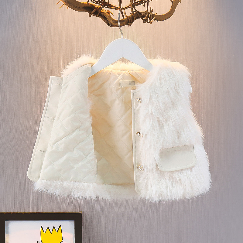 Ropa para niños al por mayor de las niñas Otoño e Invierno chaleco 2023 nuevos niños otoño cardigan bebé invierno suéter abrigo