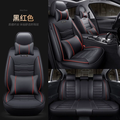 Car Seat Cover Car Seat – Seat cushion, seat cover - black-and-red-luxury-version
