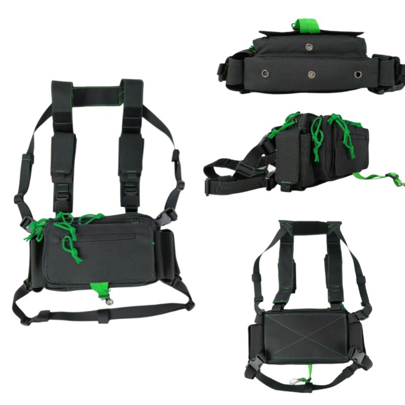 Bolso de pecho deportivo multifuncional transfronterizo para hombres Bolso de pecho para fotografía al aire libre Bolso de pecho para almacenamiento de drones impermeable resistente al desgaste