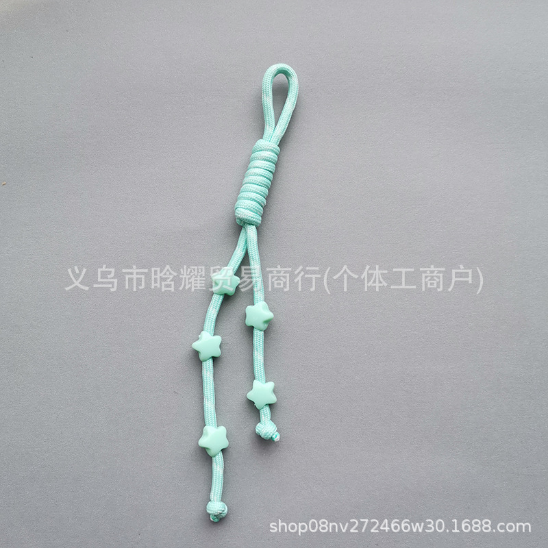 彩色五角星包包挂件miu系挂绳中国风秘鲁结箱包手机钥匙扣挂饰品|undefined