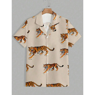 TEMU�羳���Q�¿� shirt ��ʿ�ļ����yӡ���������e�����r��