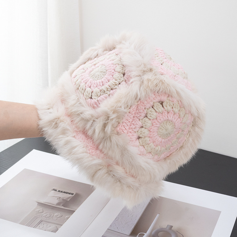 핑크 사자 모자