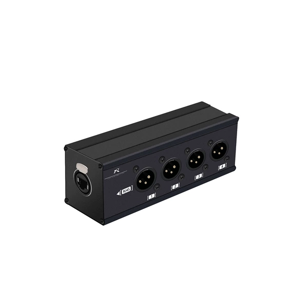 Matte black + 4x3 core XLR male (RJ45-C1008)