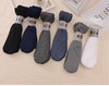 Summer cotton steel wire, men's tights, socks, absorbs sweat and smell, loose straight fit, mid-length, wholesale