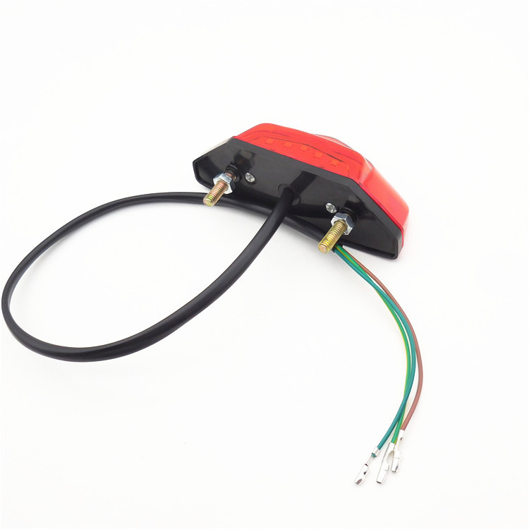 CH-2067 suitable for BMW motorcycle modified LED rear tail light electric car brake driving license plate integrated light