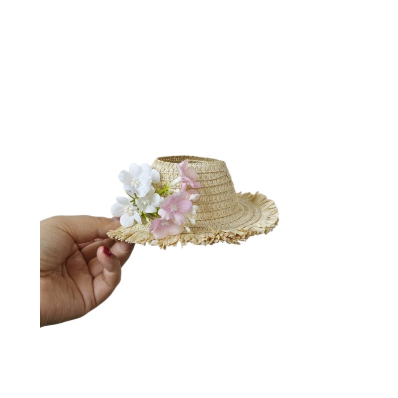 High quality cute doll with bow, DIY, flowered
