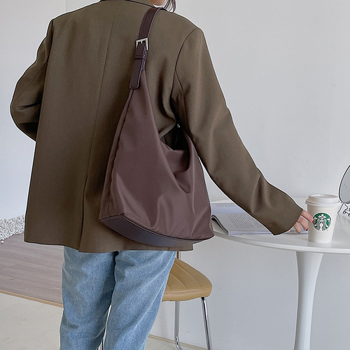 Korean style bag women's bag new  large capacity casual shoulder bag fashion retro nylon women's tote bag trendy