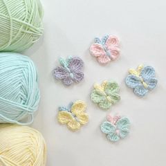 超萌えかわいいアニメ蝶鉤織花創意DIY手作り装飾花