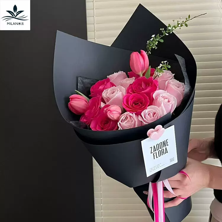 彩色加厚造型纸包花纸157g白牛皮纸花束纸 鲜花包装纸材料艺术纸