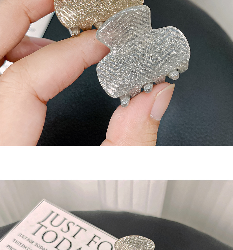 Arylic Material Stripe Pattern Sweet Stripe Arylic Hair Claws