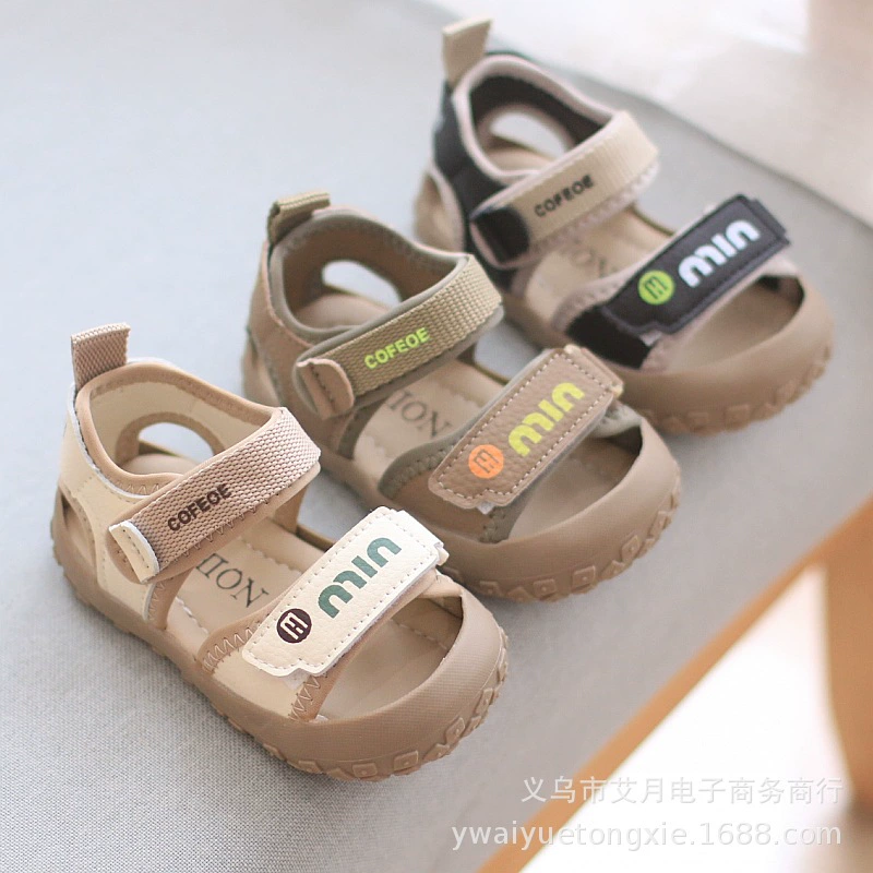 Детские сандалии Баотоу Детская пляжная обувь Летние новые мужчины и женщины