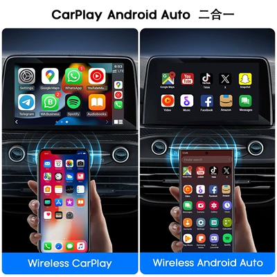 Box Wired to Wireless: Simsiz CarPlay və Android Auto