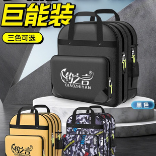 Thickened Multifunctional Fish Protection Backpack Fishing Bag Waterproof and Durable Large Capacity Three-Layer Fishing Gear Storage Bag