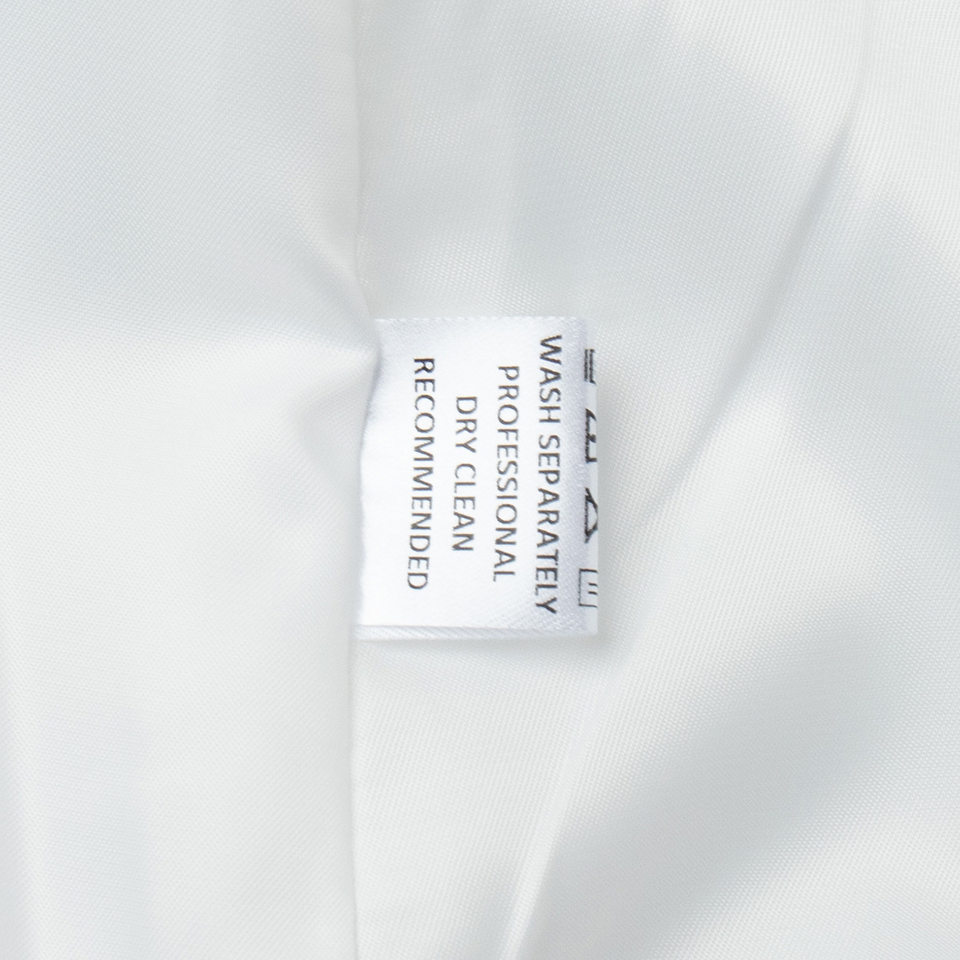 Áo blazer nữ phối ren chiết eo dáng trung bình tay dài cổ vest một hàng cúc — Màu trắng, màu đen chi tiết 17