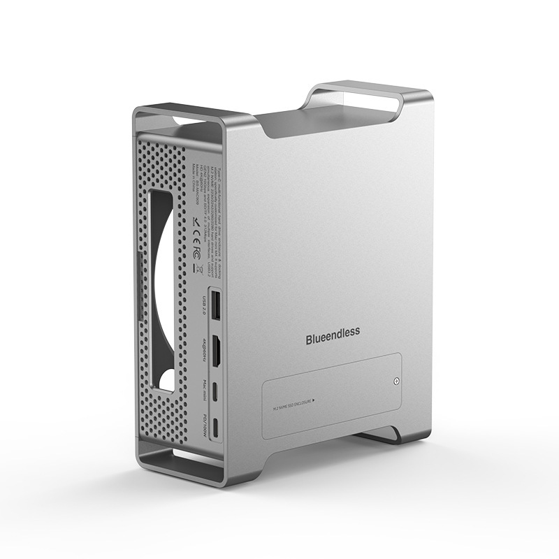 MacMini M4 スタンド NVME ソリッド ステート ドライブ ボックス ドッキング ステーション 9-in-1 カード リーダー USB3.2 ハブ ドッキング ステーション|undefined