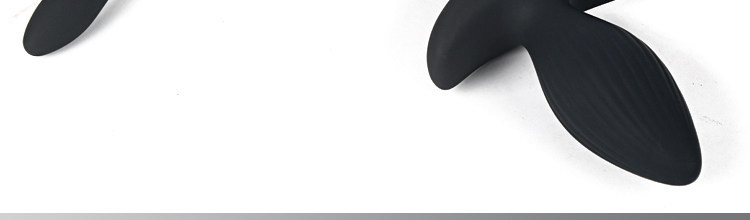Remote-Control Vibrating Anal Plug with Swinging Tail, Silicone Prostate Massager — detail image 17