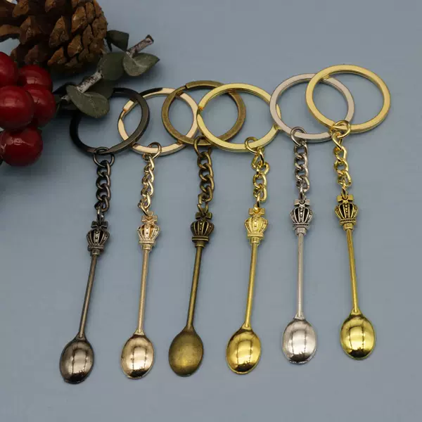 Amazon Xiyin Temu AliExpress Explosive Jewelry Simple Spoon Keychain Pendant