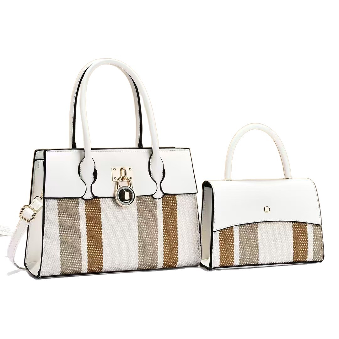 Dos bolsos de dos piezas para mujeres 2025, bolsos de mano de damas, bolsos de hombro simple, bolsos transfronterizos